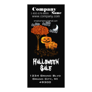 Publicitaire Carte de rack de vente d'Halloween