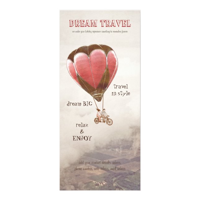 Publicitaire Carte de rack Dream Travel (Devant)