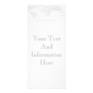 Publicitaire Carte de support de carte du monde