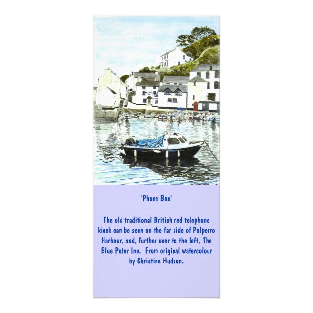 Publicitaire Carte de support de signet "de boîte de téléphone (Devant)