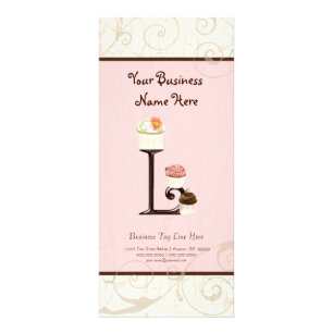 Publicitaire Carte de taux d'affaires - Lettre L Monogramme Des