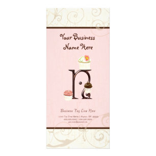 Publicitaire Carte de taux d'affaires - Lettre N Monogramme Des