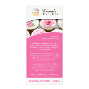 Publicitaire Carte en rack Cupcake Boutique