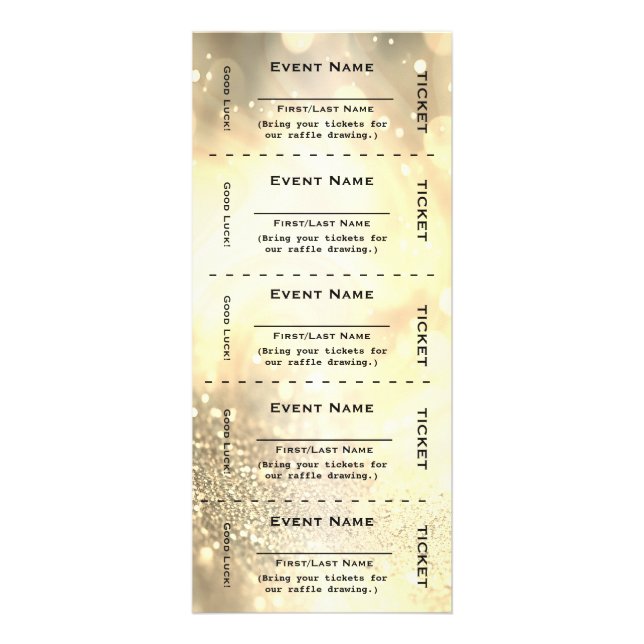 Publicitaire Carte en rack Gold Raffle (Devant)