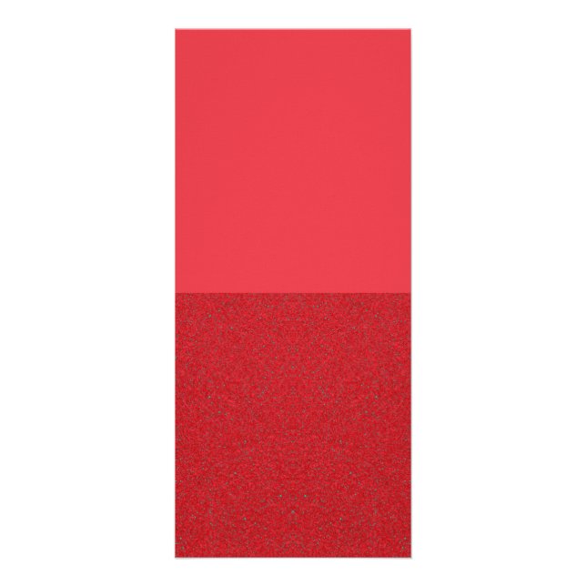 Publicitaire Carte en rack rouge double finition 4″×9″ (Parties (Devant)