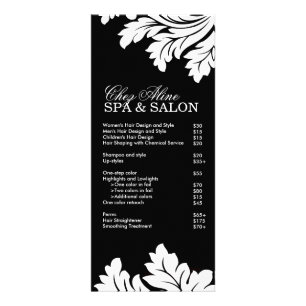 Publicitaire Carte en rack Salon et Spa