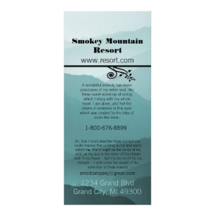 Publicitaire Carte en rack Smokey Mountian Resort