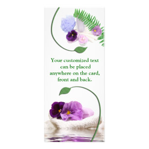 Publicitaire Carte pourpre de support de spa