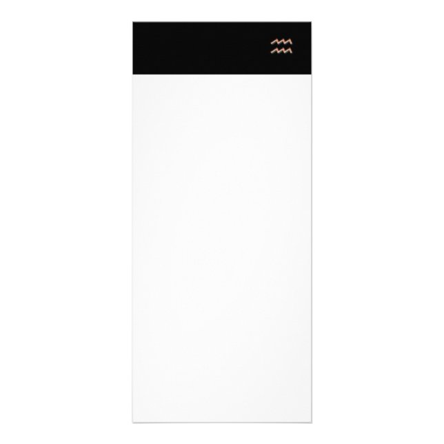 Publicitaire Carte rack Aquarius (Devant)