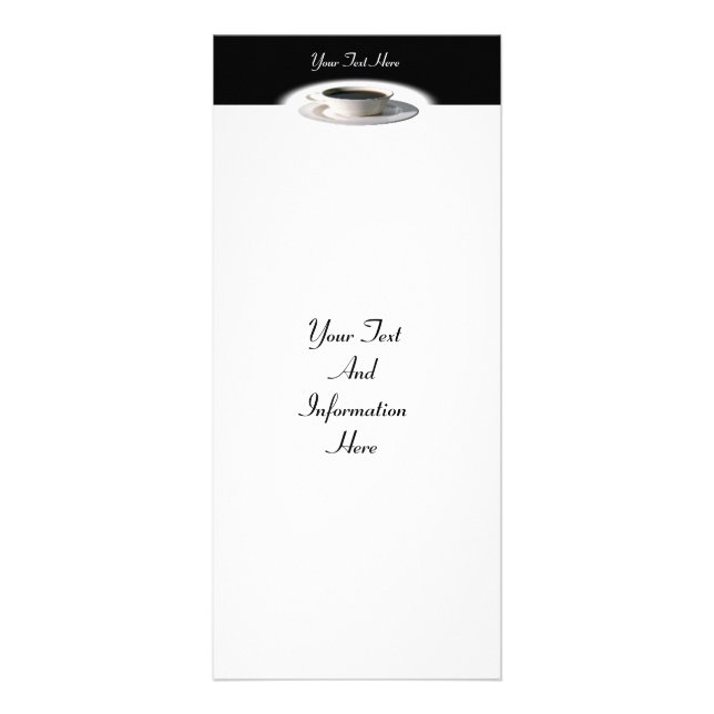 Publicitaire Carte Rack Café Fin (Devant)