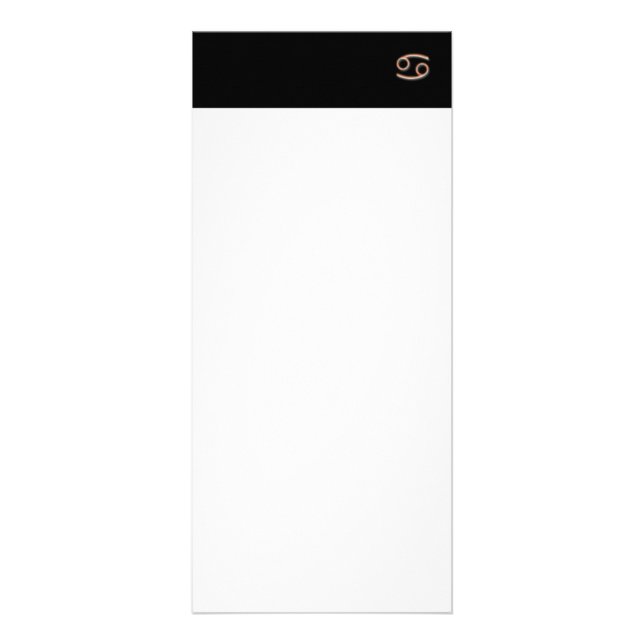 Publicitaire Carte rack cancer (Devant)