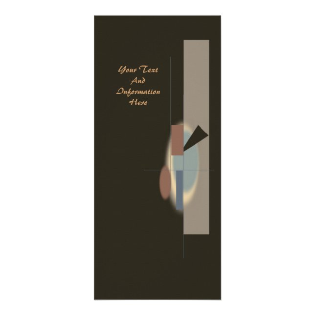 Publicitaire Carte rack d'art Abstrait (Devant)