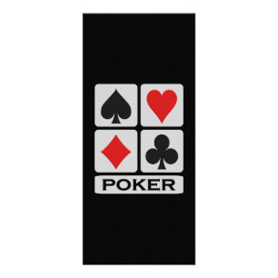 Publicitaire Carte rack de poker