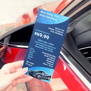 Publicitaire Carte rack Détail automatique