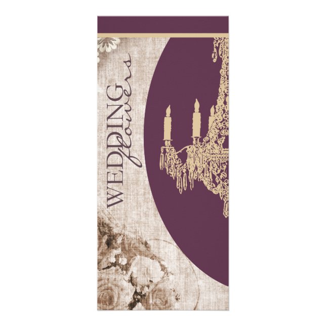 Publicitaire Carte rack du planificateur de mariage Vintage (Devant)