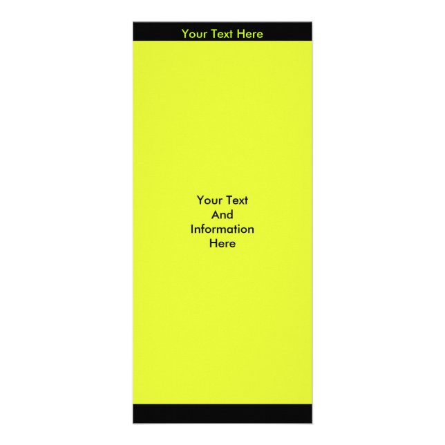 Publicitaire Carte rack Lime Green (Devant)