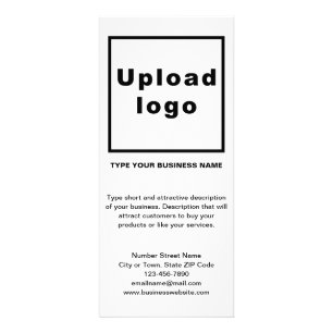 Publicitaire Carte rack noir et blanc pour entreprise
