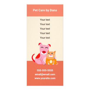 Publicitaire Carte rack pour soins pour animaux