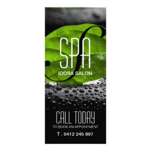 Publicitaire Carte rack Spa moderne