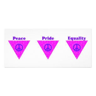 Publicitaire Carte rack Triangle Pride