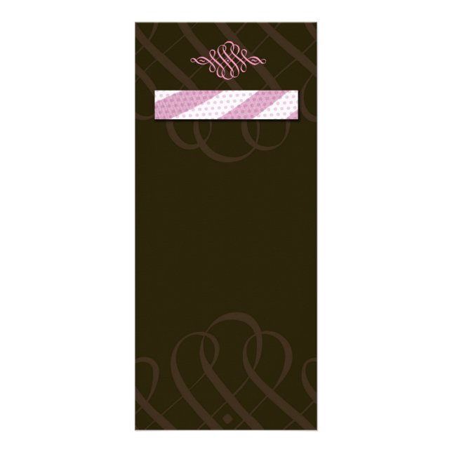 Publicitaire Carte succulente de support de rose et de chocolat (Devant)