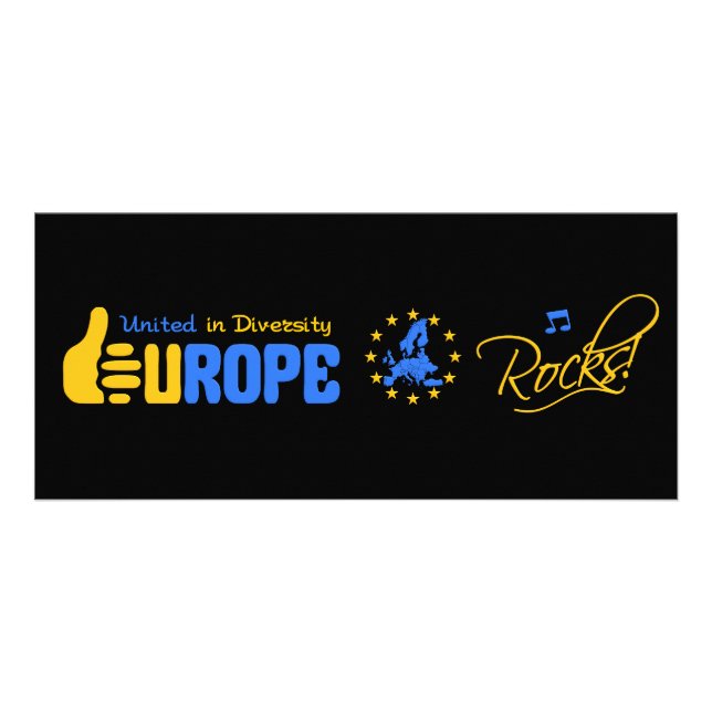 Publicitaire Europe Rocks ! carte rack (Devant)
