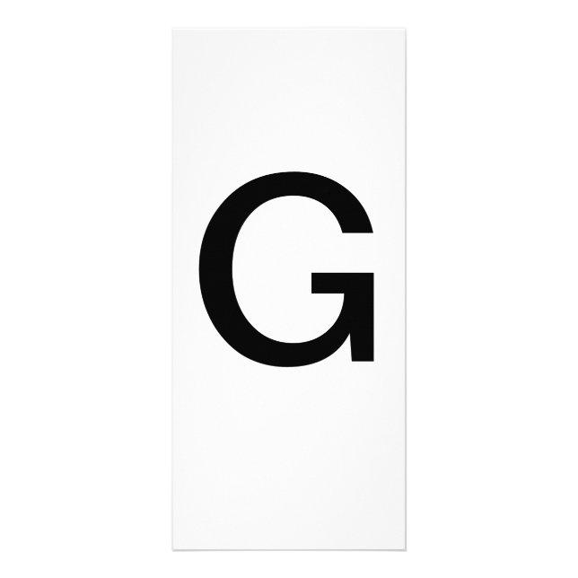 Publicitaire LETTRE Alphabet G - Carte d'éducation à l'apprenti (Devant)