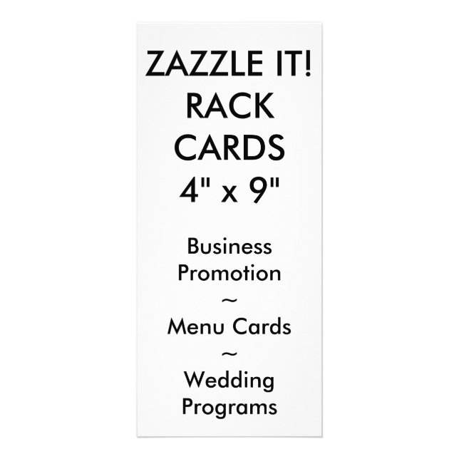 Publicitaire Modèle de blanc de carte de support personnalisé (Devant)