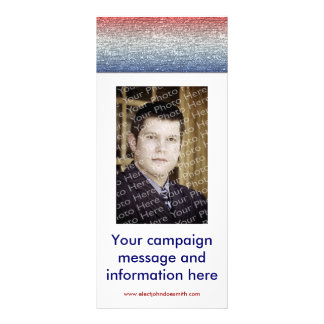 Publicitaire Modèle de carte de campagne pour une élection poli