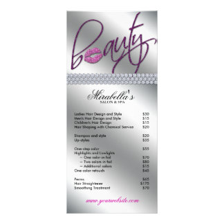 Publicitaire Parties scintillant de maquillage de carte de beau