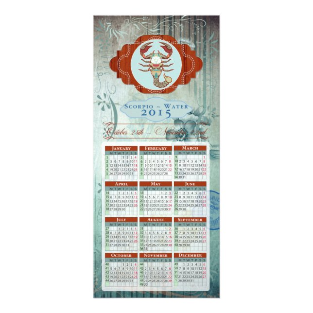 Publicitaire Scorpio ZODIAC - Carte Rackcard / Carte Postale /  (Devant)
