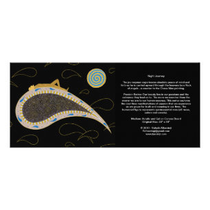 Publicitaire Voyage de nuit et homme du chaos - Carte longue