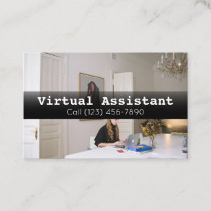 Publicité Assistant virtuel Carte de visite cadeau