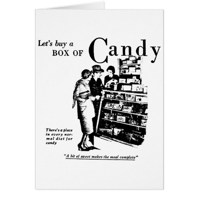 Publicité de journal de sucrerie 1930 (Devant)