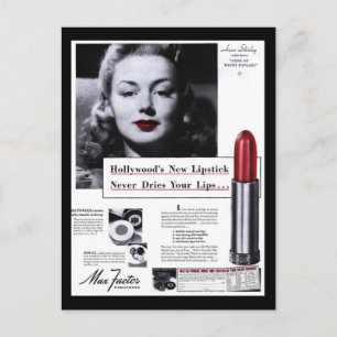 Publicité du Lipstick Vintage de carte postale
