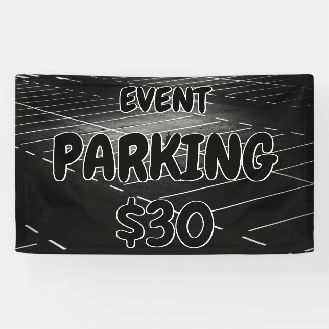 Publicité Événement Parking Entreprise Bannière d' (Horizontal)