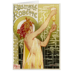 Publicité française vintage d'absinthe