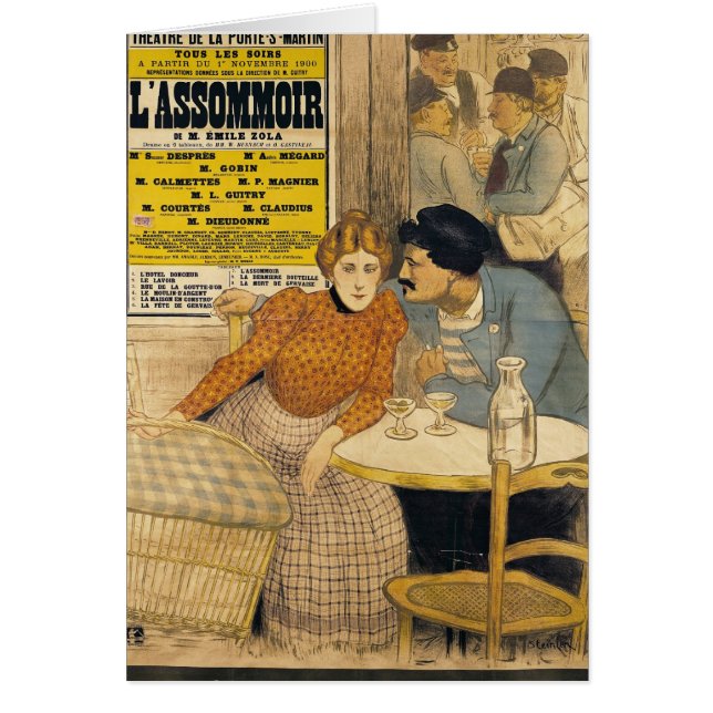 Publicité par affichage L'Assommoir par M.M.W. (Devant)