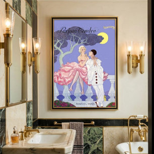 Publicité pour parfum Art Déco reproduction vintag
