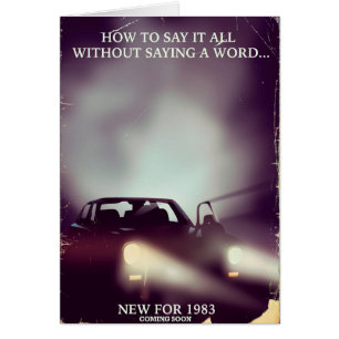 publicité pour voiture des années 80