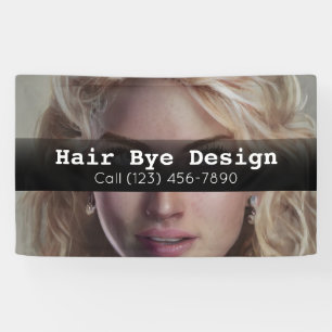 Publicité Salon des cheveux Bannière d'entreprise