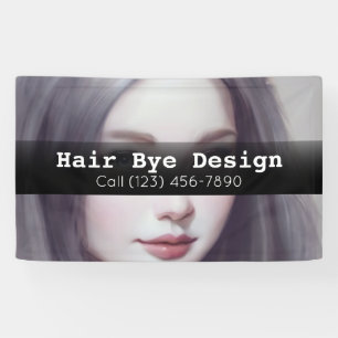 Publicité Salon des cheveux Bannière d'entreprise