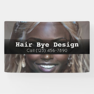 Publicité Salon des cheveux Bannière d'entreprise