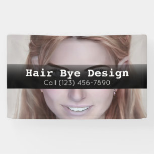 Publicité Salon des cheveux Bannière d'entreprise