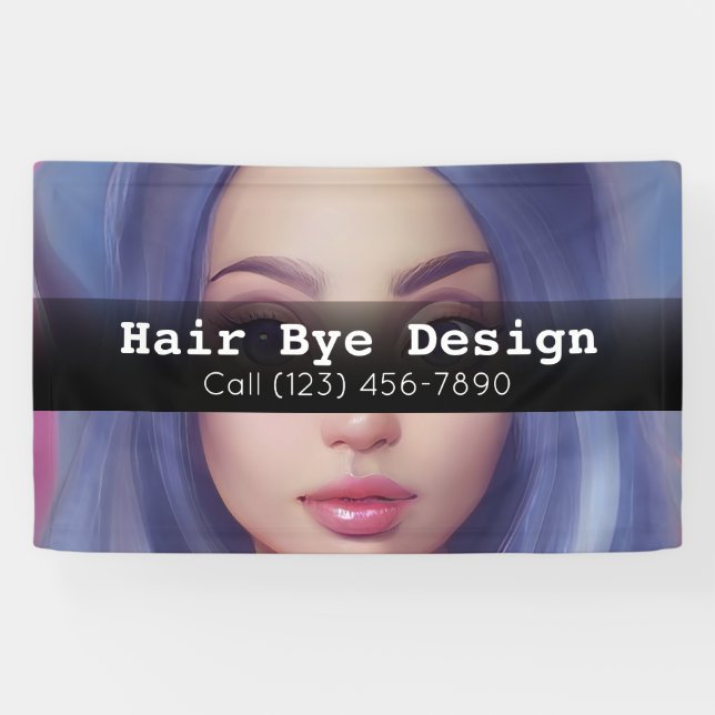 Publicité Salon des cheveux Bannière d'entreprise (Horizontal)