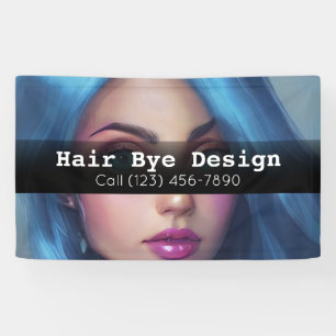 Publicité Salon des cheveux Bannière d'entreprise