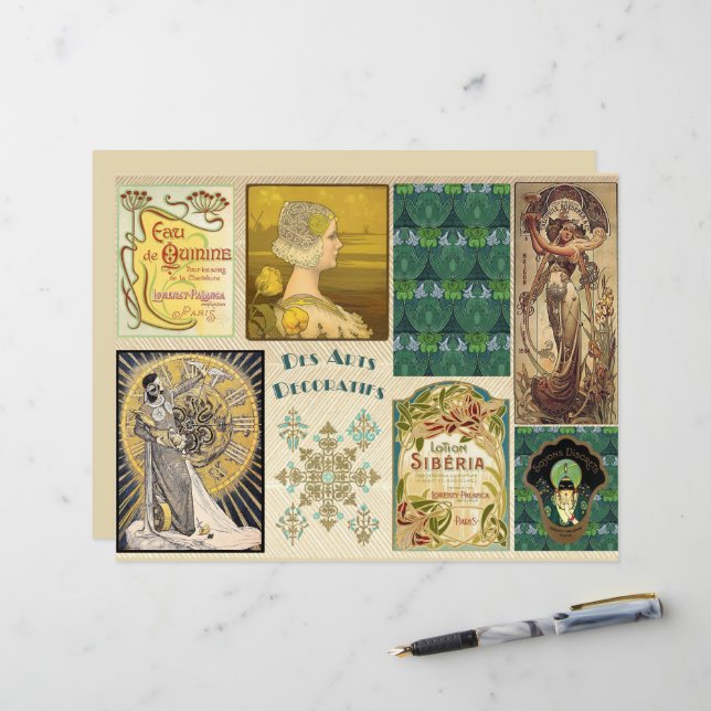 Publicité victorienne vintage Medley Scrapbook (Devant/Arrière en situation)
