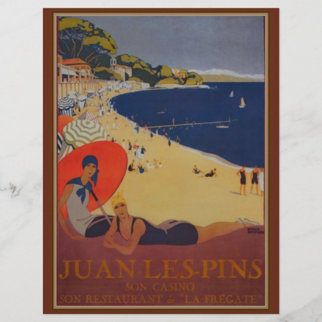 Publicité vintage de voyage (Devant)