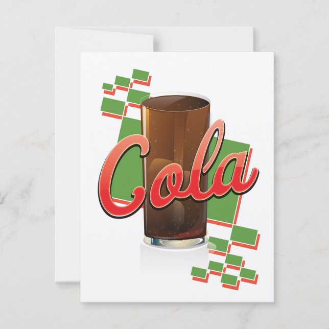 Publicité vintage pour Cola (Devant)