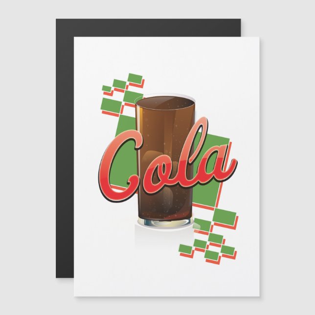 Publicité vintage pour Cola (Devant / Derrière)